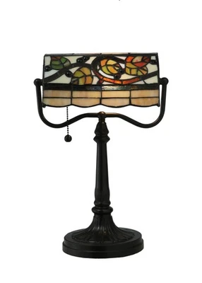 Meyda Tiffany 130760 Viñedo Banquero 1 Luz 15.25" Alto - Multicolor Foto 1 de 4