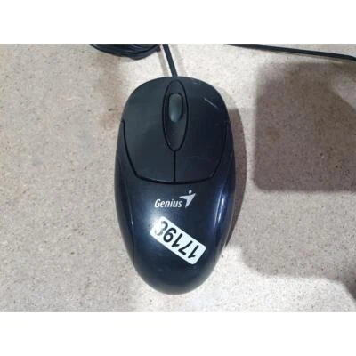 Genius GM-04003A XScroll Optical Mouse Black USB Wired Ergonomic Scroll Wheel - Image 1 of 4