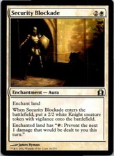 Security Blockade Magic The Gathering Return To Ravnica Card Light Play X1
