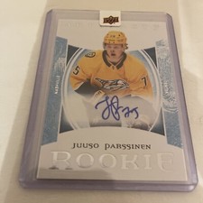 2022-23 Artifacts Rookie Auto Juuso Parssinen XVIII