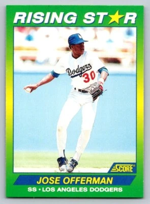 1991 Score - Jose Offerman #343 - Image 1 of 2