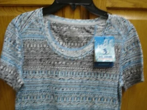 NWT WOMEN'S REEL LEGENDS PULLOVER BLOUSE/TOP-SIZE XS BLUE - Imagen 1 de 9