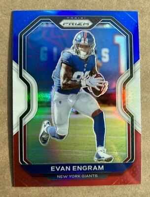 Evan Engram 2020 Prizm Football Red White Blue Parallel #159 Giants - Image 1 of 2