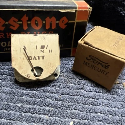 Amperímetro Mercury 1939 medidor de batería como nuevo Ford 99A-10844 Rat Rod Hot Rod Trog SCTA Foto 1 de 4