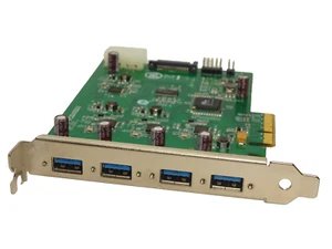 DeLOCK U3X4-PCIE4XE QUAD CHANNEL USB 3.0 to PCIe x4 GEN 2 HOST ADAPTER  #GK10625 - Bild 1 von 2
