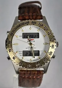 INVICTA Men's Digital Analog 39mm STAINLESS STEEL Back Water Resistant 3ATM - Picture 1 of 6