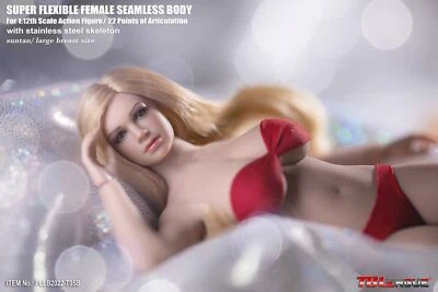 1/12 比例 TBLeague 无痕丰满女式 6 英寸人偶带头 Phicen SUNTAN T05B — 第 1/4 张图片