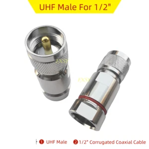 PL259 UHF Male Connector For 1/2 inch Corrugated Coaxial Cable ANDREW LDF4-50A - Picture 1 of 6