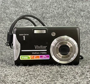 Vivitar ViviCam Digital Camera 7388s 7.0 MP 3.0-Inch Display Screen In Black - Picture 1 of 16
