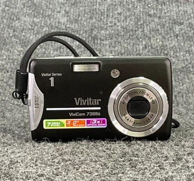📷 Vivitar ViviCam 7388s Digital Camera – 7.0MP, 3.0" Display – Black - Image 1 of 4