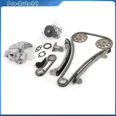 Timing Chain Kit Water Pump Oil Pump For 01-10 Toyota RAV4 For Corolla Camry 2.4 - Image 1 of 2