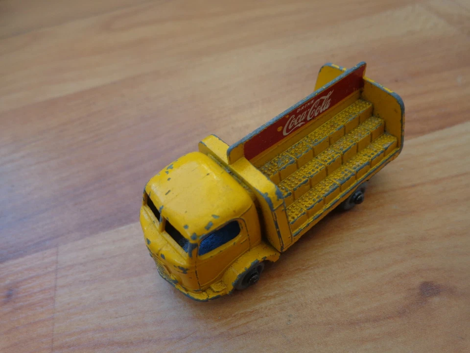 Vintage 1960'S 60'S Matchbox Lesney NO.37 Karrier Bantam 2 Ton Coca Cola Camion - Immagine 1 di 1