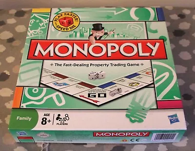 MONOPOLY BOARD GAME - WITH SPEED DIE - 2011 - COMPLETE & MINT CONDITION!!! - Image 1 of 4