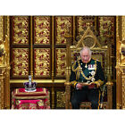 Photo roi Charles III Angleterre couronne britannique reine Elizabeth II énorme impression d'art 18 x 24"