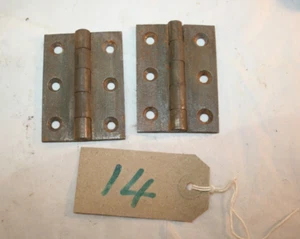 Door Butt Hinges Hinge Cast Iron Vintage ref 14 (FREE UK POSTAGE) - Picture 1 of 12