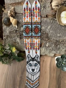 Collar Hecho a Mano Semilla Cuentas Boho Estilo Americano Nativo Cuentas Multi Hilo - Imagen 1 de 2