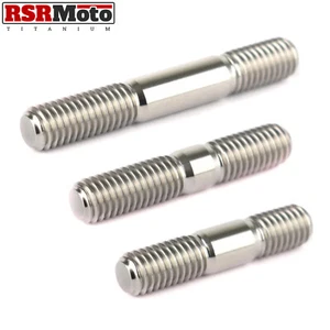 M8 Titanium Exhaust Studs | 38mm 43mm 55mm | 1.25 Thread Pitch - Picture 1 of 4