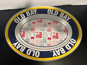 REAL Old Bay Seasoning Golden Rabbit Enamelware Oval Platter 16X12 New SEAFOOD - Picture 1 of 7