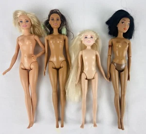 4pc Barbie & Like Dolls Mix Nude Fashionistas Mulan Skipper Teen Ethnic Lot - Picture 1 of 5