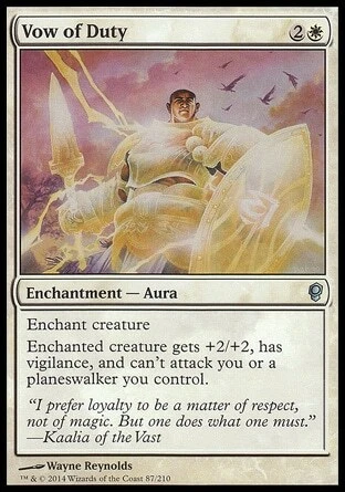 Magic the Gathering MTG Vow of Duty (87) Conspiracy   LP - Image 1 of 1