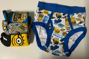 ๐งท Illumination Minions The Rise of Gru 4 Pack Brief Underwear Size 4, ๐ - Picture 1 of 1