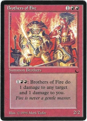 Brothers of Fire The Dark Uncommon – MTG Magic the Gathering Card - Image 1 of 2