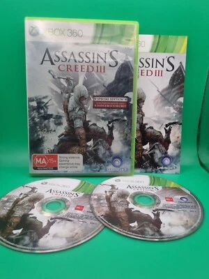 Assassins Creed 3 III Xbox 360 Game 2012 Ubisoft - Complete W Manual 2 Disc Set - Image 1 of 3