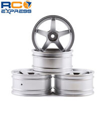 MST 5 Spoke Wheel Set (Flat Silver) (4) MSTMXS-832004FS