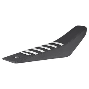 Cubierta de asiento Husqvarna 50 2024-2025 de Enjoy Mfg todo gris con costillas BLANCAS #430 - Imagen 1 de 5