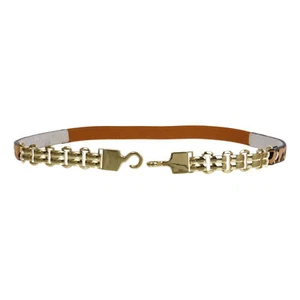5/8" (15 MM) Women's Leopard Fashion Skinny Stretch Belt - Imagen 1 de 6