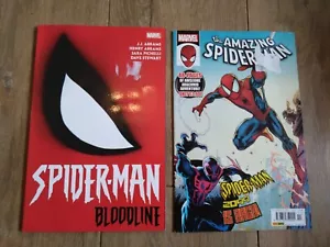 SPIDER-MAN BLOODLINE GRAPHIC NOVEL CHIP KIDD DM VARIANT Collects (2019) #1-5 - Foto 1 di 6