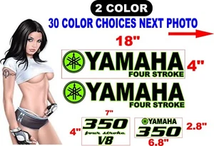 Yamaha Outboard Engine Decals Kit Stickers decal 350 V8 COWL 30 COLOR OPTIONS - Picture 1 of 3