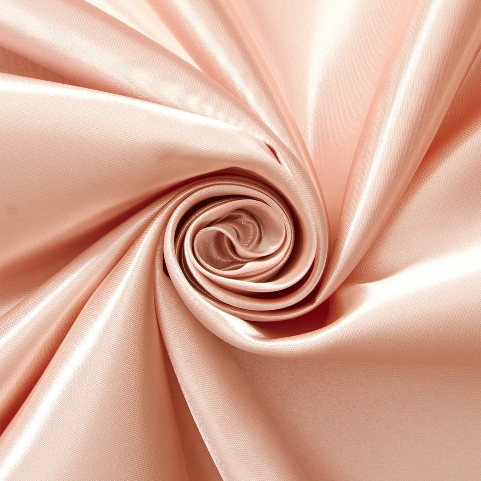 Bridal Satin Chameuse 160 GSM  60/61 Inch Silky Polyester Fabric By The Yard - Image 1 of 1