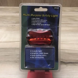 NEW Multi-Purpose 6 Mode Rear Safety Light / Seat Post Mount ~ Model SPN-56 - Picture 1 of 2