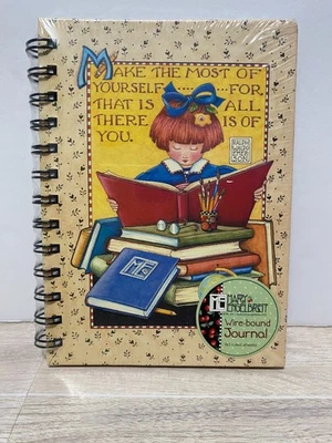 MARY ENGELBREIT Wire-Bound Journal Make The Most of Yourself 80 Ruled Sheets NEW - Image 1 of 4