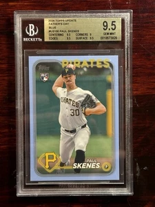 Paul Skenes 2024 Topps #US100 Father’s Day Blue #D 1/50 RC BGS 9.5 Pop1 Rookie - Bild 1 von 2