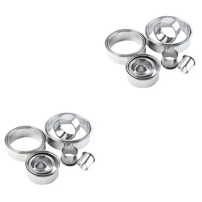  Set of 2 Mini Kuchen Förmchen Formen Für Backen Keksschneider Backform - Bild 1 von 4