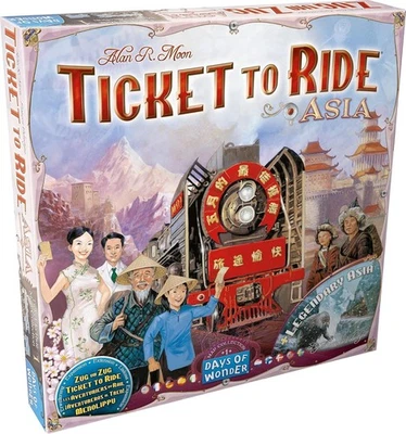 TICKET TO RIDE ASIA MAP COLLECTION EXPANSION BOARD GAME - Image 1 of 4