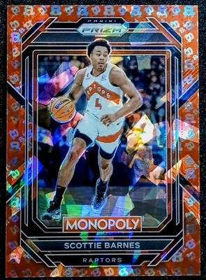 2022-23 Panini Prizm Scottie Barnes Toronto Red Ice Free Parking SSP #84 NM-MT - Image 1 of 3