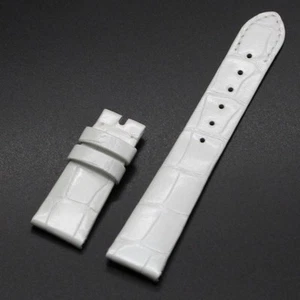 Genuine New Patek Philippe White 17mm Ladies Watch Strap Part #632 - Picture 1 of 7