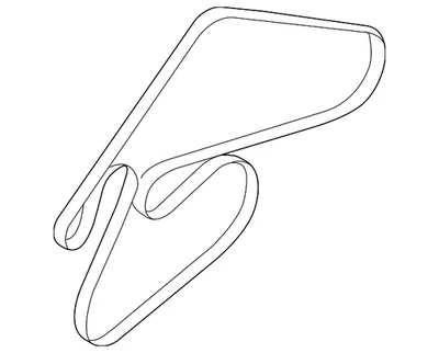 Cinturón Serpentine Original Hyundai 2009-2014 Santa Fe Azera Genesis 25212-3C300 Foto 1 de 2