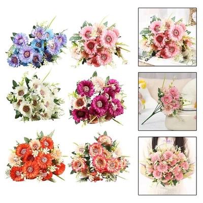 Exquisite Sonnenblume Gerbera Kunstblume für schicke Wohndeko - Bild 1 von 4