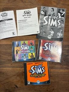 [E] Los Sims Viviendo Grande/Fecha Caliente/Lote Superestrella PC-CDROM - Imagen 1 de 8
