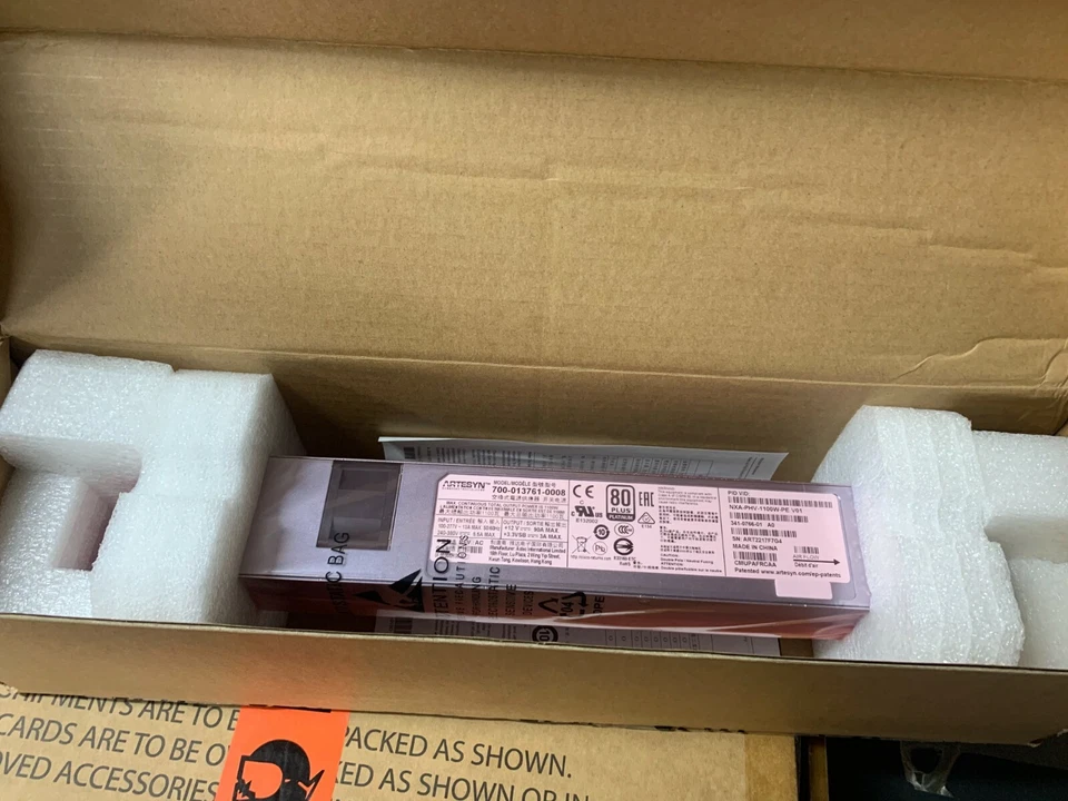 Brand New CISCO NXA-PHV-1100-PE Nexus 1100W Platinum HV-AC-DC Power Supply - Image 1 of 4