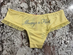 True Vintage Victoria's Secret Sexy Little Things Cheeky Panty Flirty RARE Small - Picture 1 of 3
