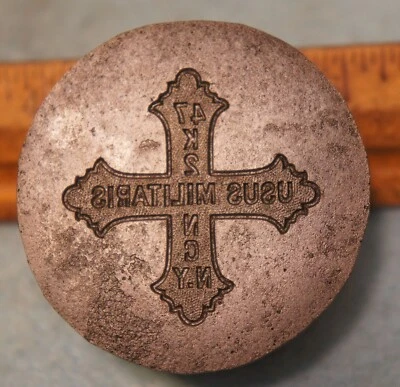 Antigua insignia NYNG 47th K2 troquel de estampado de acero cgx339 Foto 1 de 4