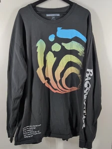 Camicia nera manica lunga Bassnectar & Hailo Irresistible Force adulto taglia 2XL - Foto 1 di 9