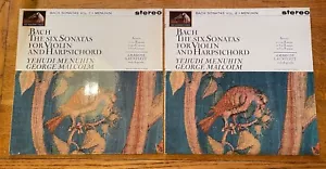 ASD 489/490 - BACH SONATAS FOR VIOLIN & HARPSICHORD VOL 1&2 MENUHIN HMV W/G NM - Bild 1 von 10