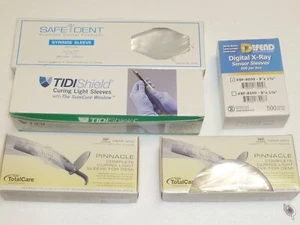 Dental Sleeve LOT*  Pinnacle Curing Light-TIDI Shield-Safe Dent-Defend X-ray - Picture 1 of 2