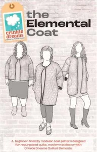 Elemental Coat Sewing Pattern by Crinkle Dreams - Picture 1 of 8